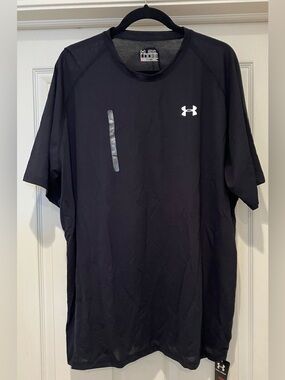 Under Armour HeatGear Performance Tech Tee - SS - Loose Fit - XXL (2XL) - Black